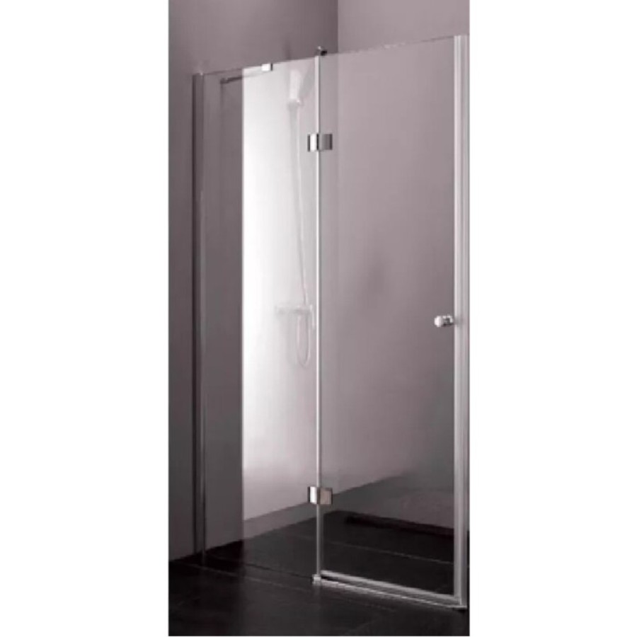 Душевая дверь Cezares Verona-W-60/30-C-Cr, 90 см, стекло прозрачное, профиль хром
