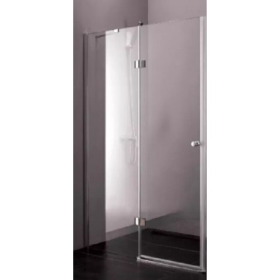 Душевая дверь Cezares Verona-W-60/40-C-Cr, 100 см, стекло прозрачное, профиль хром