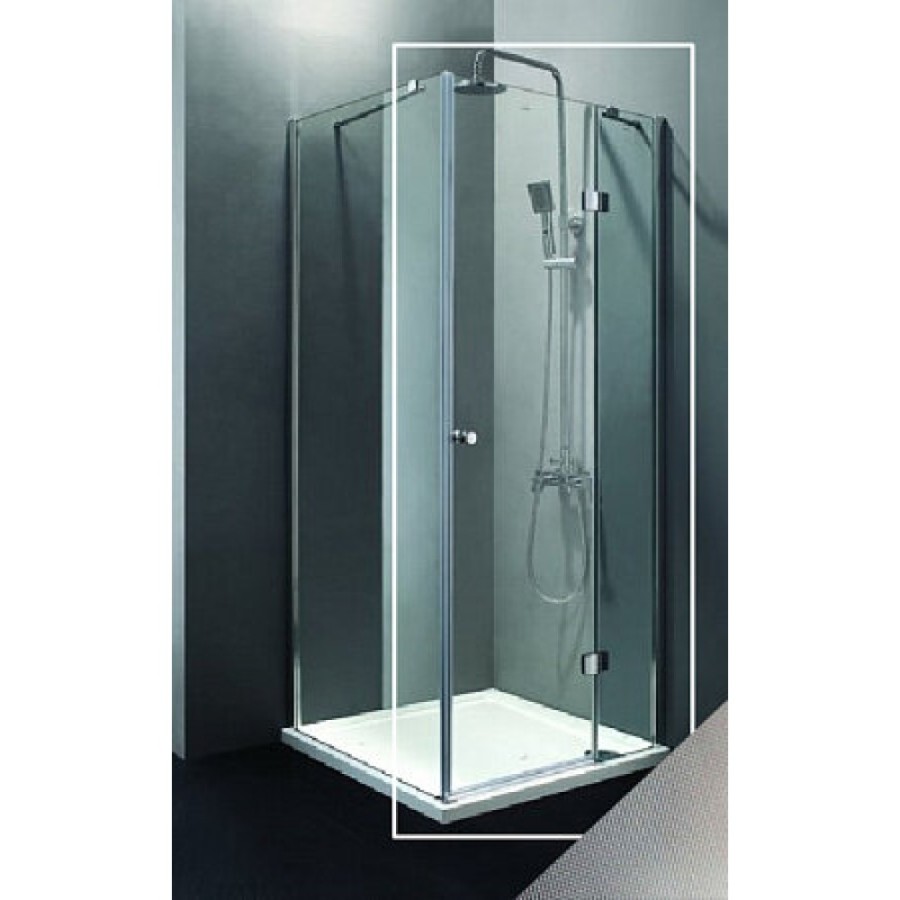 Душевая дверь Cezares Verona-W-60/60-P-Cr-R, 120 см, стекло Punto, профиль хром