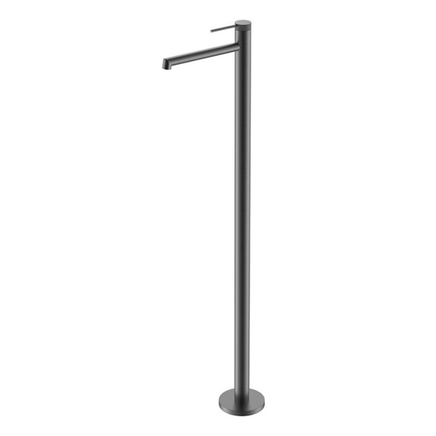 Смеситель для раковины Vincea Rim VFBF-2R1GM, цвет вороненая сталь