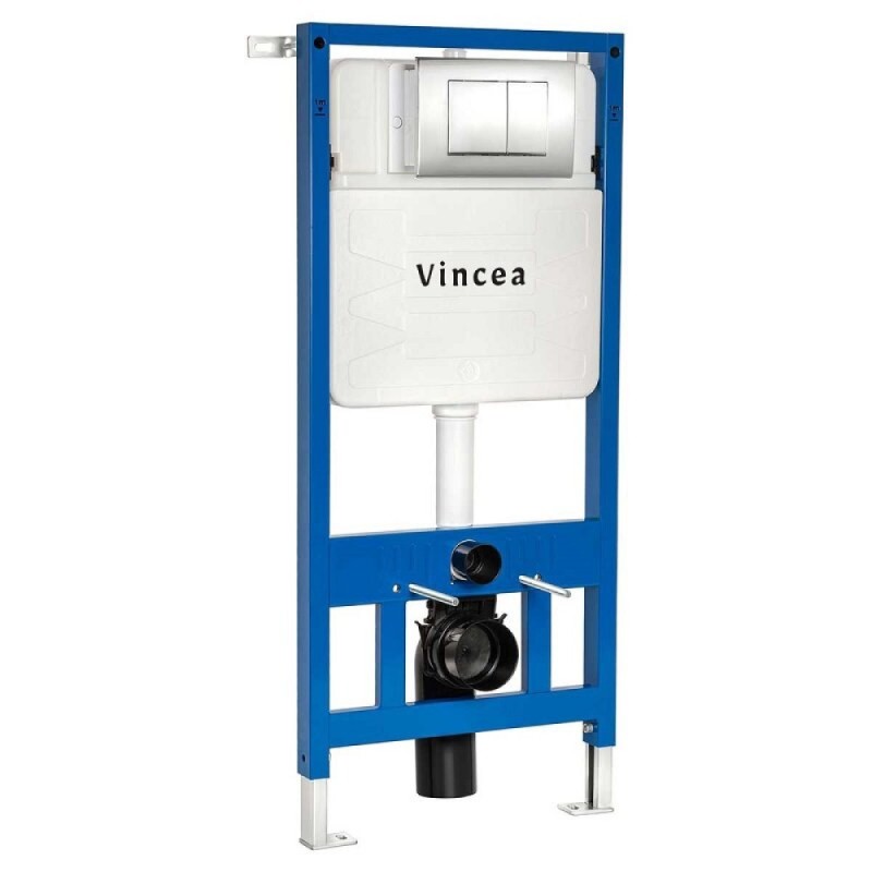 Клавиша смыва Vincea, кнопки прямоугольные, хром, VFP-001CH