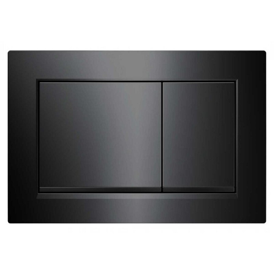 Клавиша смыва Vincea, кнопки прямоугольные, черный матовый, VFP-001MB