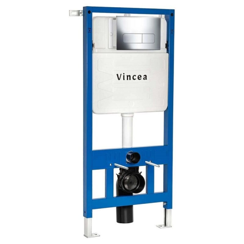 Клавиша смыва Vincea, кнопки прямоугольные, хром, VFP-002CH