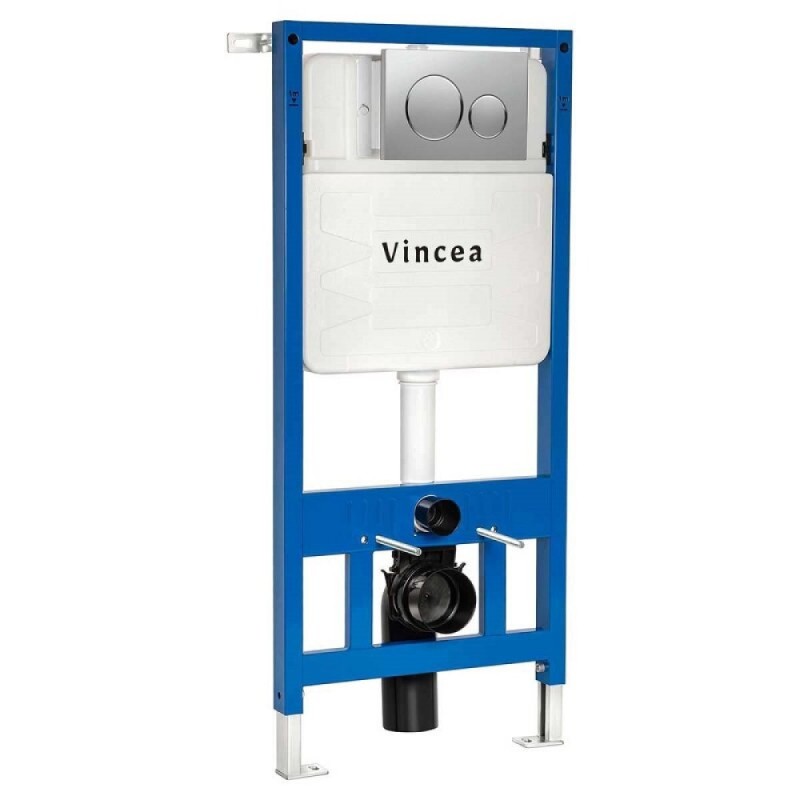 Клавиша смыва Vincea, кнопки круглые, хром, VFP-005CH