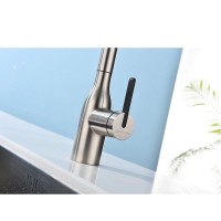 Смеситель Paulmark Viper Vi213105-BS для кухонной мойки, с подключением к фильтру, брашированная сталь