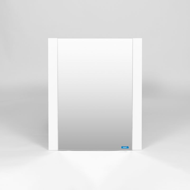 Зеркало Viant Рио 50 см, подвесной, цвет белый, VRIO50/60-Z