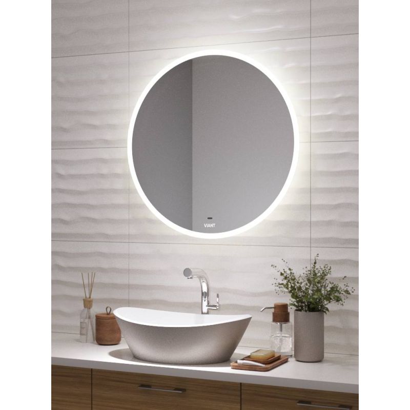Зеркало VIANT Мюнхен 60 VMUN60-ZLED с подсветкой с бесконтактным выключателем