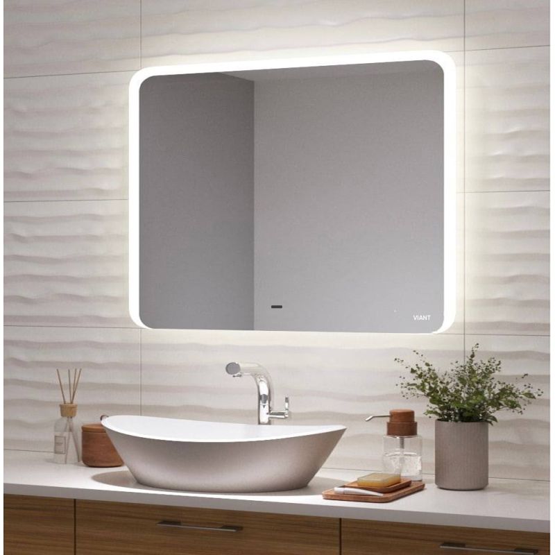 Зеркало VIANT "Бали" 80х60 LED подсветка