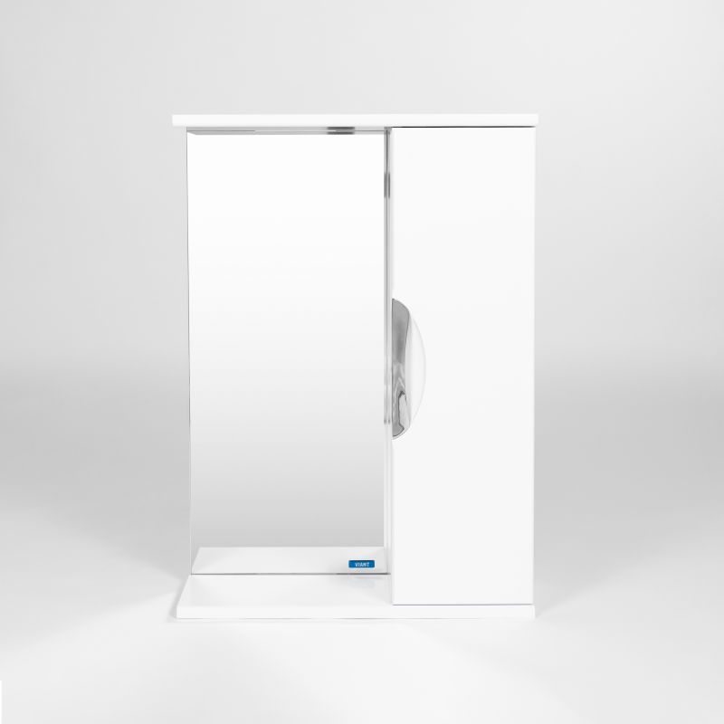 Зеркало со шкафом VIANT Барселона 50 VBAR50-ZSH Белое