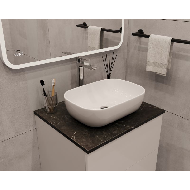 Столешница VIANT "Neo" VNEO60MRCH-STMDF черный мрамор