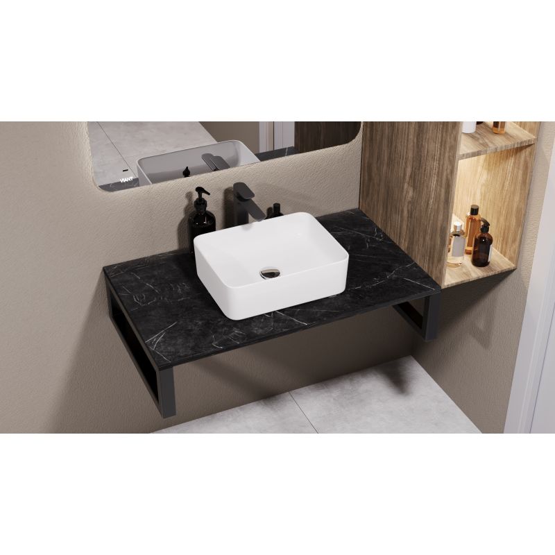 Столешница VIANT "Neo" VNEO60MRCH-STMDF черный мрамор