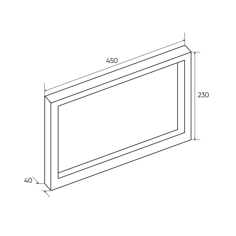 Кронштейн VIANT П-образный черный, комплект 2 шт. VKRCH4523-P