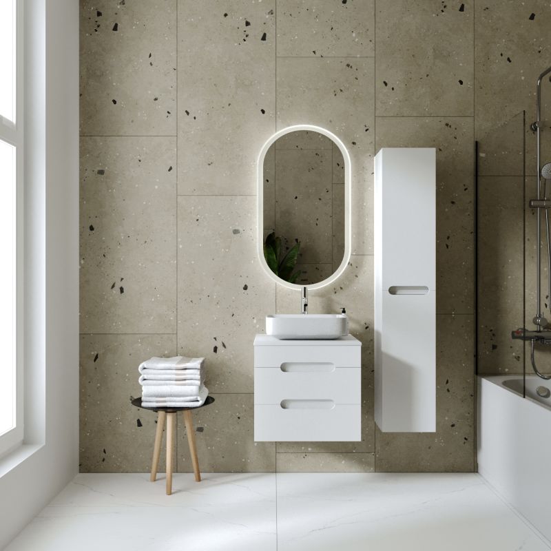 Шкаф пенал VIANT Марсель 30 VMAR300-PEN подвесной Белый