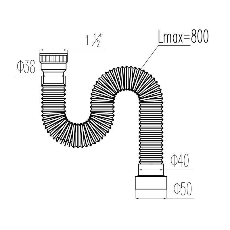 Сифон для раковины Viant Мини VG-329