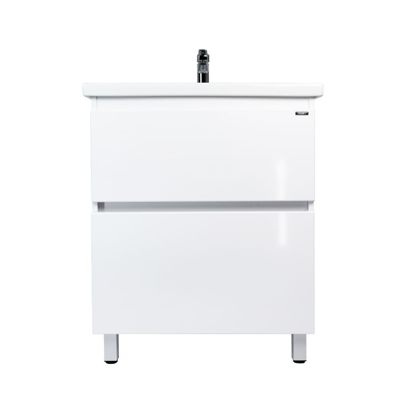 Тумба под раковину Viant Мальта 70 см, напольная, цвет белый, VMAL70COBEL-T2Y