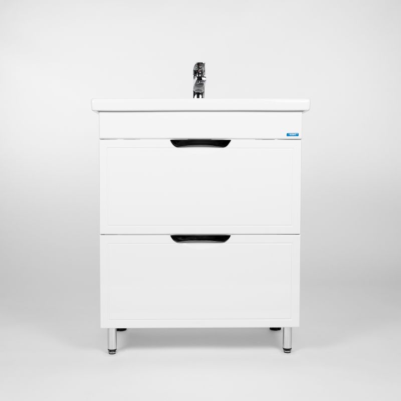 Тумба под раковину Viant Лима 70 см, напольная, цвет белый, VLIM70CO-T2Y