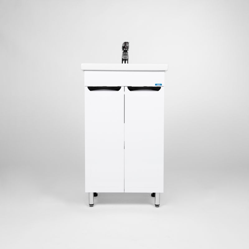 Тумба под раковину Viant Лима 50 см, напольная, цвет белый, VLIM50CO-T2ST