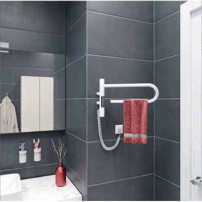 Полотенцесушитель электрический Vincea VTD-1P1WE 39x...