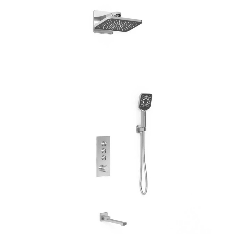 Душевой комплект Vincea  VSFW-433TI4CH встраиваемый, термостатический, трехрежимный, хром