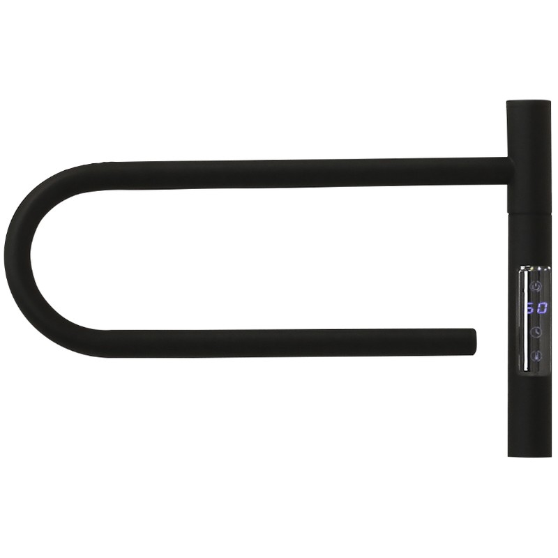 Полотенцесушитель электрический Vincea VTD-1P1BE 39x25, черный, таймер