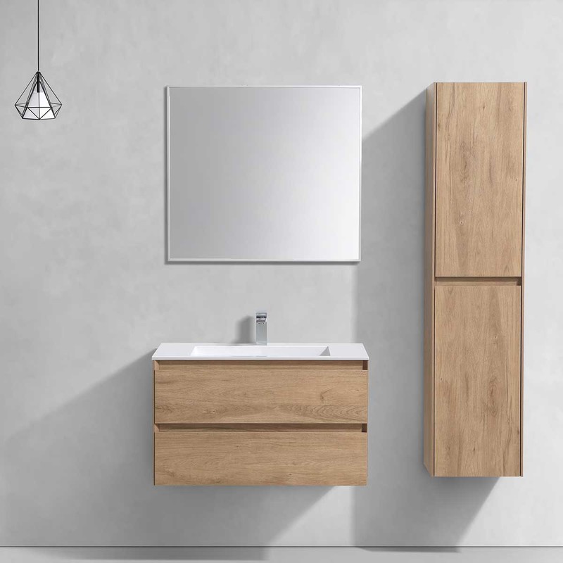 Тумба под раковину Vincea Luka 80 VMC-2L800NO подвесная N.Oak