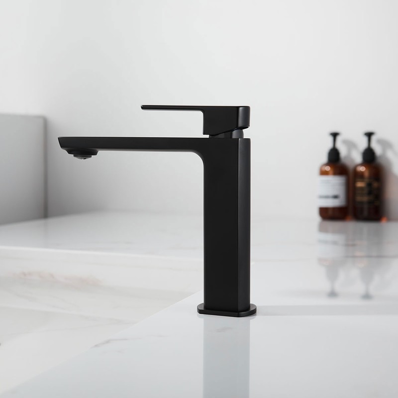 Смеситель для раковины Vincea Next VBF-1N1MB , черный