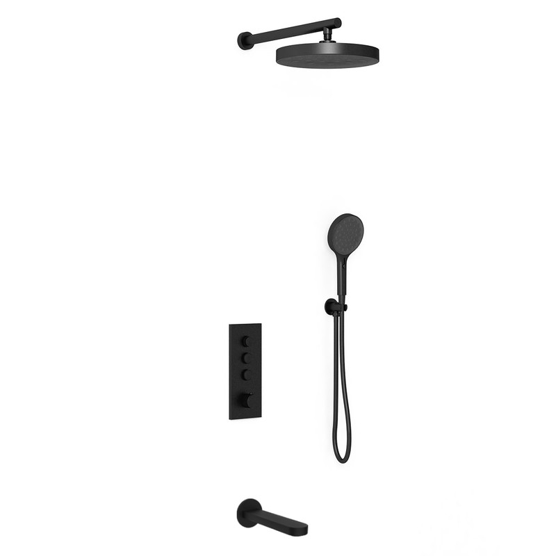 Душевой комплект Vincea  Inspire VSFW-433TI5MB встраиваемый, черный