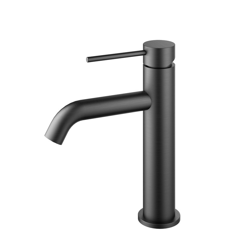 Смеситель для раковины Vincea City VBF-2C1GM , вороненая сталь