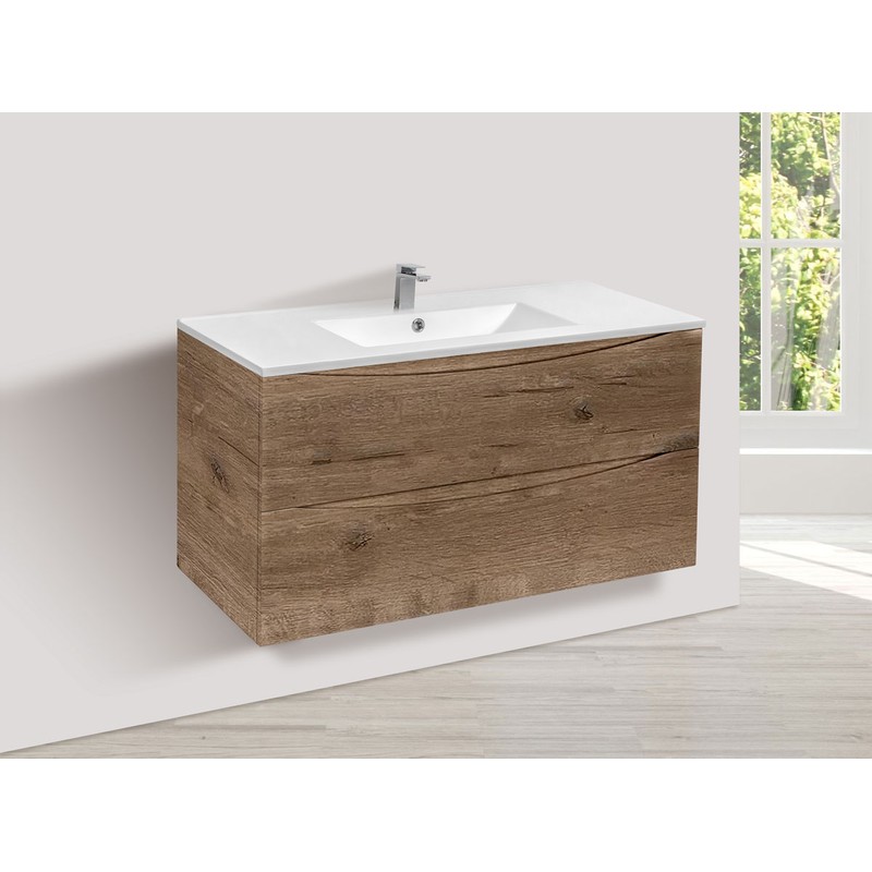 Тумба под раковину Vincea Mia 100 VMC-2MC100VO подвесная V.Oak