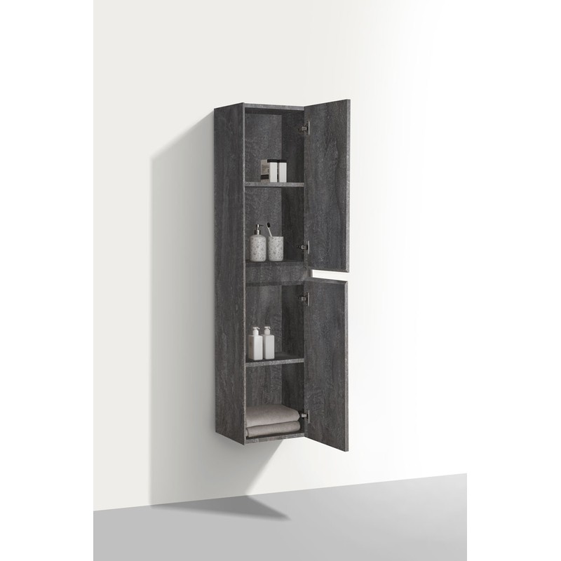 Шкаф пенал Vincea Chiara/Luka 35 VSC-2CL150GS подвесной G.Stone