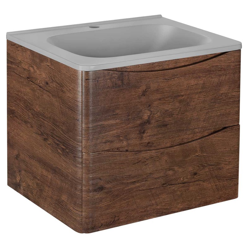 Тумба под раковину Vincea Paola VMC-2P600RW подвесная R.Wood