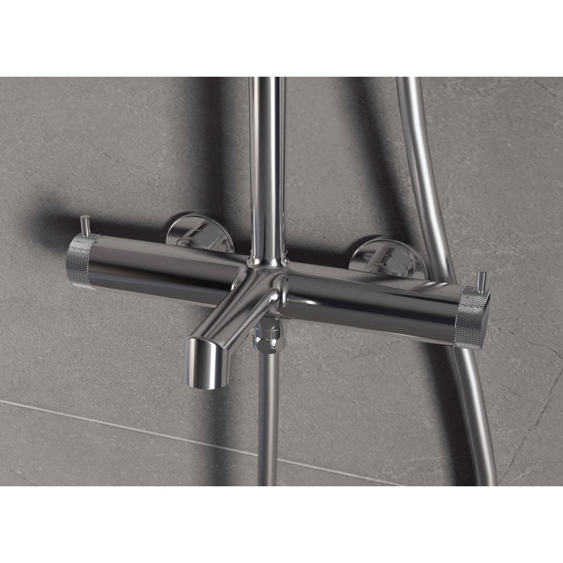 Душевая стойка Vincea  Rim VSFS-2RM1CH с изливом, хром