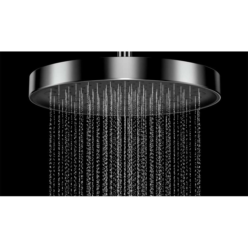 Душевой комплект Vincea  Inspire VSFW-3I21MT2GM встраиваемый, термостат, двухрежимный, вороненая сталь