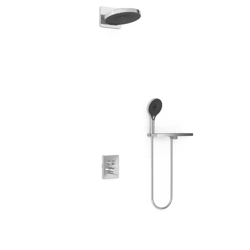 Душевой комплект Vincea  Inspire VSFW-3I21T1RCH встраиваемый, термостатический, 2 режима, хром