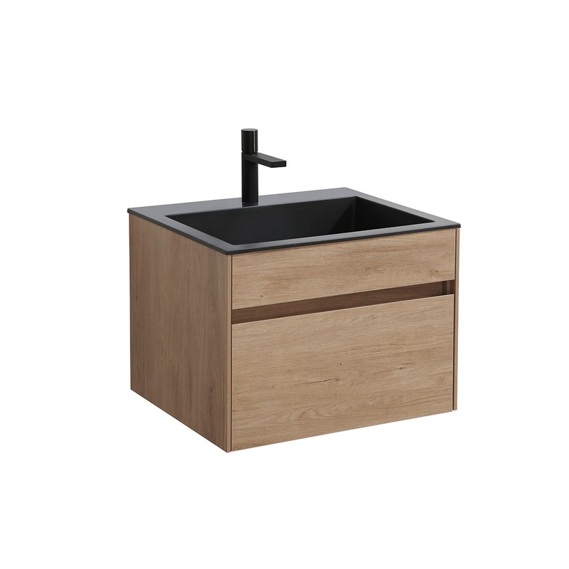 Тумба под раковину Vincea Chiara 60 VMC-2C600NO подвесная N.Oak