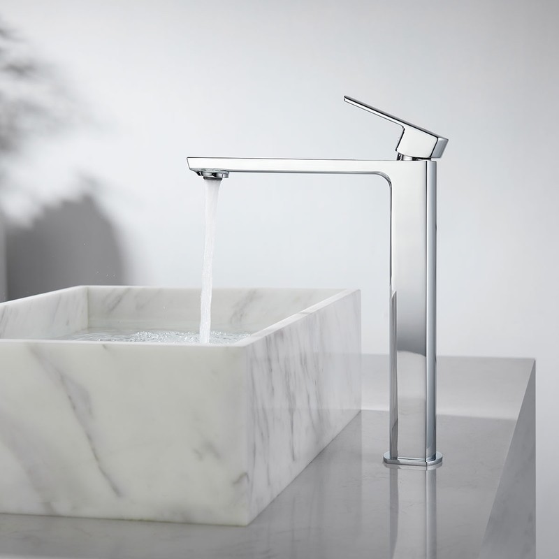 Смеситель для накладной раковины Vincea Next VBF-1N2CH , хром