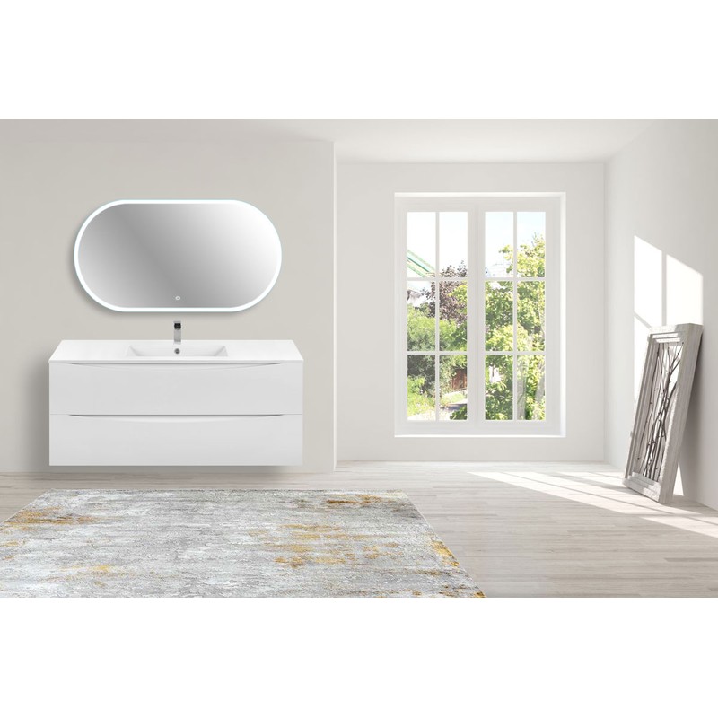 Тумба под раковину Vincea Mia 120 VMC-2MC120GW подвесная G.White