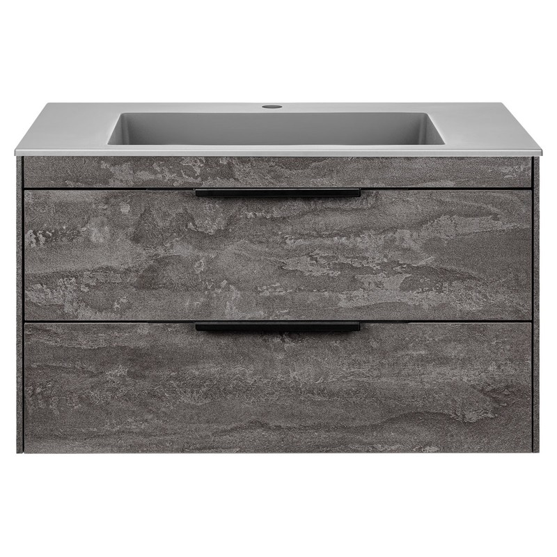 Тумба под раковину Vincea Chiara 2D 80 VMC-2C2800GS подвесная G.Stone