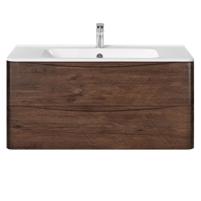 Тумба под раковину Vincea Paola 100 VMC-2P100RW подвесная R.Wood