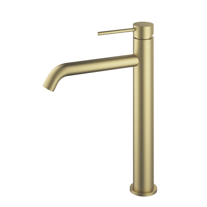 Смеситель для раковины Vincea City VBF-2C2BG , брашированное золото