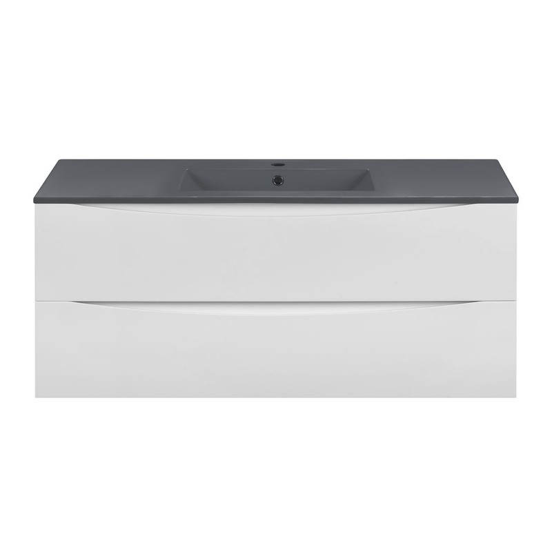Тумба под раковину Vincea Mia 120 VMC-2MC120GW подвесная G.White