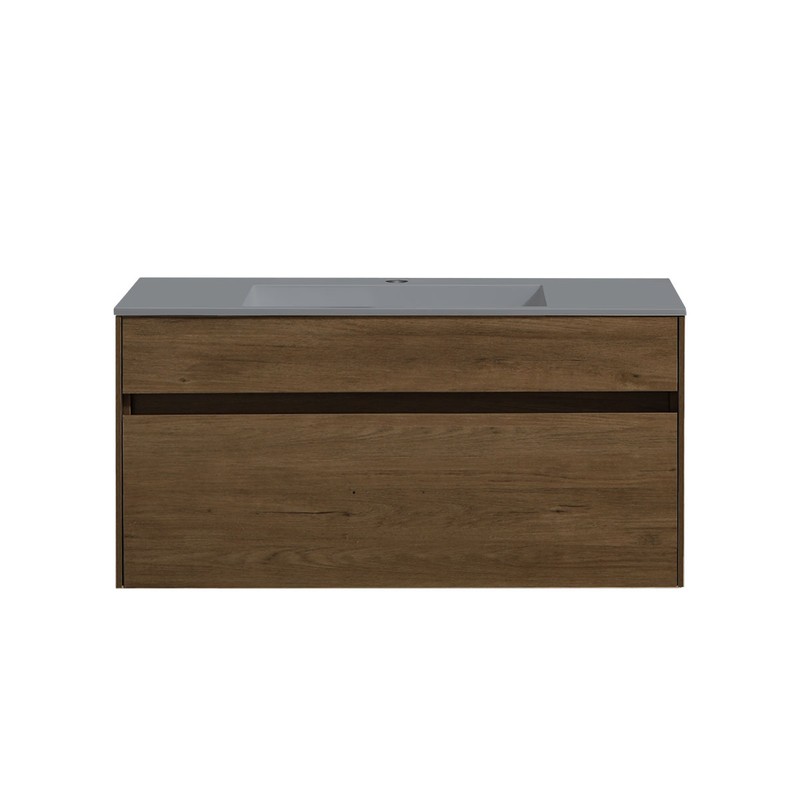 Тумба под раковину Vincea Chiara 100 VMC-2C100TO подвесная T.Oak