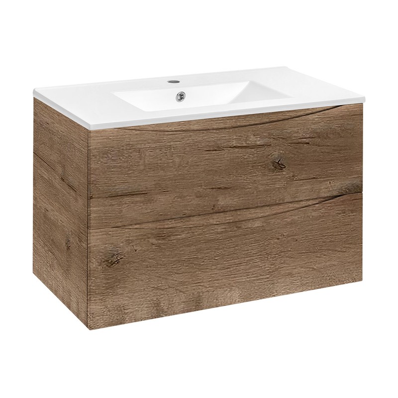 Тумба под раковину Vincea Mia 90 VMC-2MC900VO подвесная V.Oak
