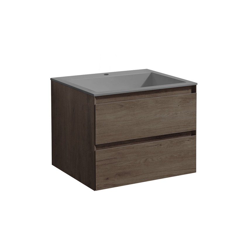 Тумба под раковину Vincea Luka 60 VMC-2L600RO подвесная R.Oak