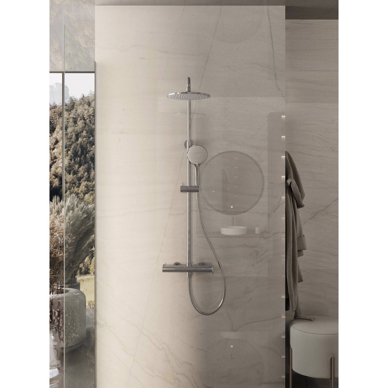 Душевая стойка Vincea  Rondo VSFS-1R0CH без излива, хром