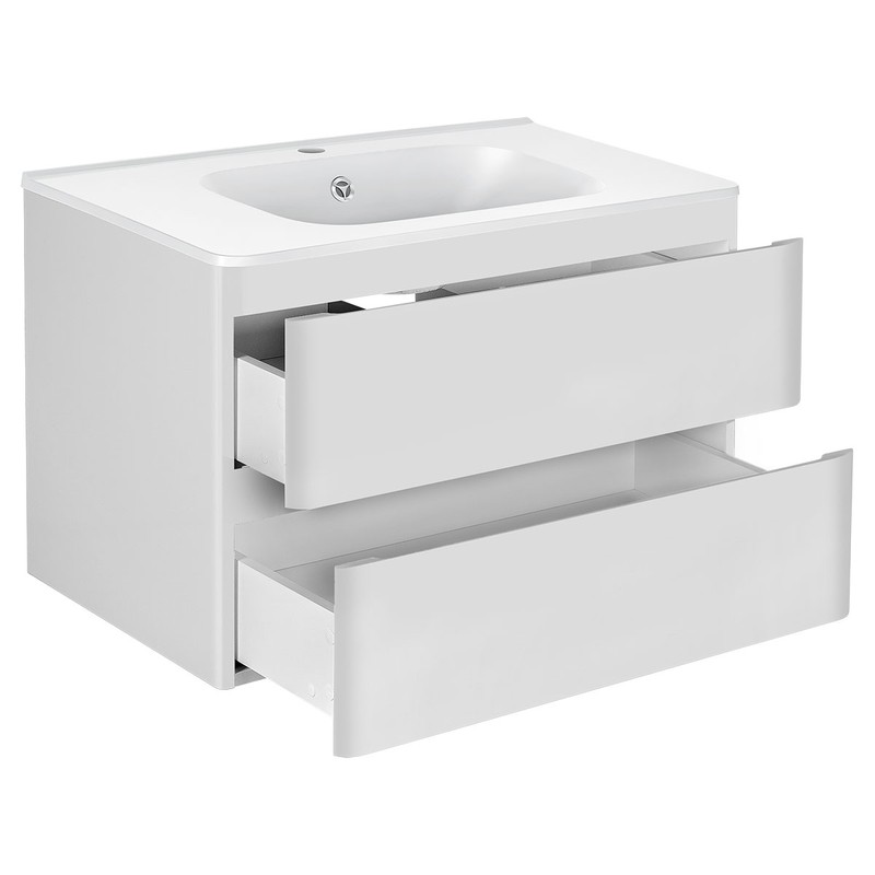 Тумба под раковину Vincea Vico VMC-2V800GW подвесная G.White