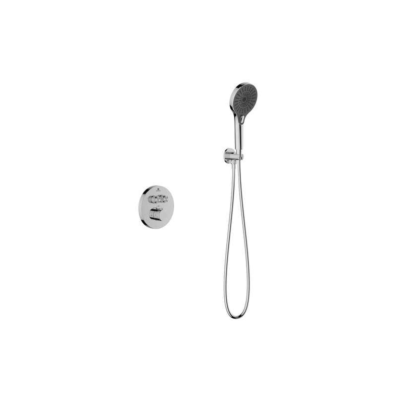 Душевой комплект Vincea  Inspire VSFW-3I22MT5CH встраиваемый, термостат, двухрежимный, хром