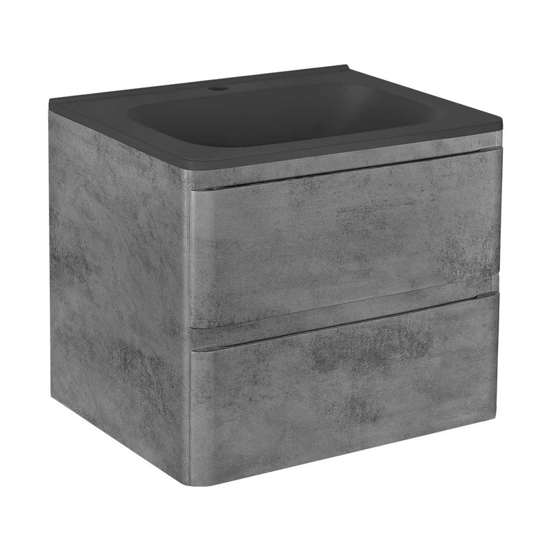Тумба под раковину Vincea Vico VMC-2V600BT подвесная Beton