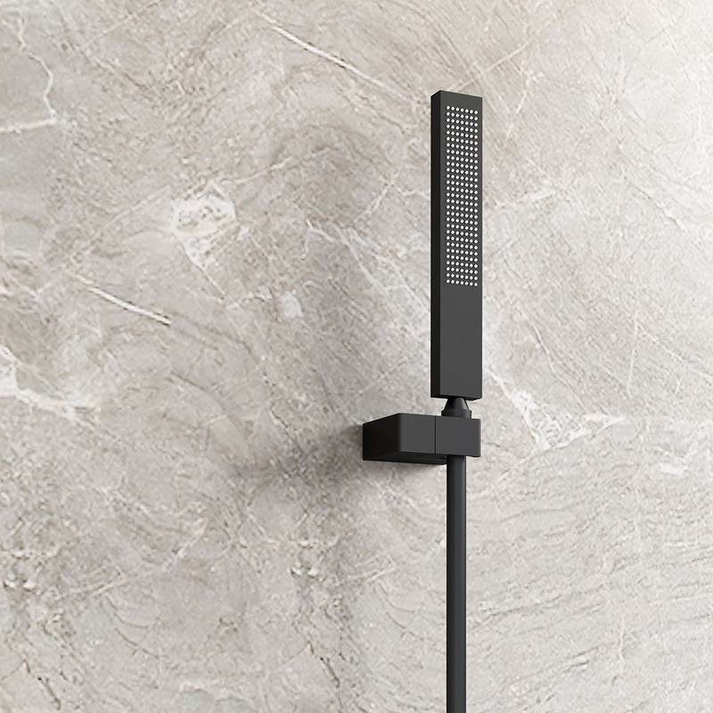 Душевой комплект Vincea  Futura VSFW-2F11TMB термостатический встраиваемый, 3 режима, черный