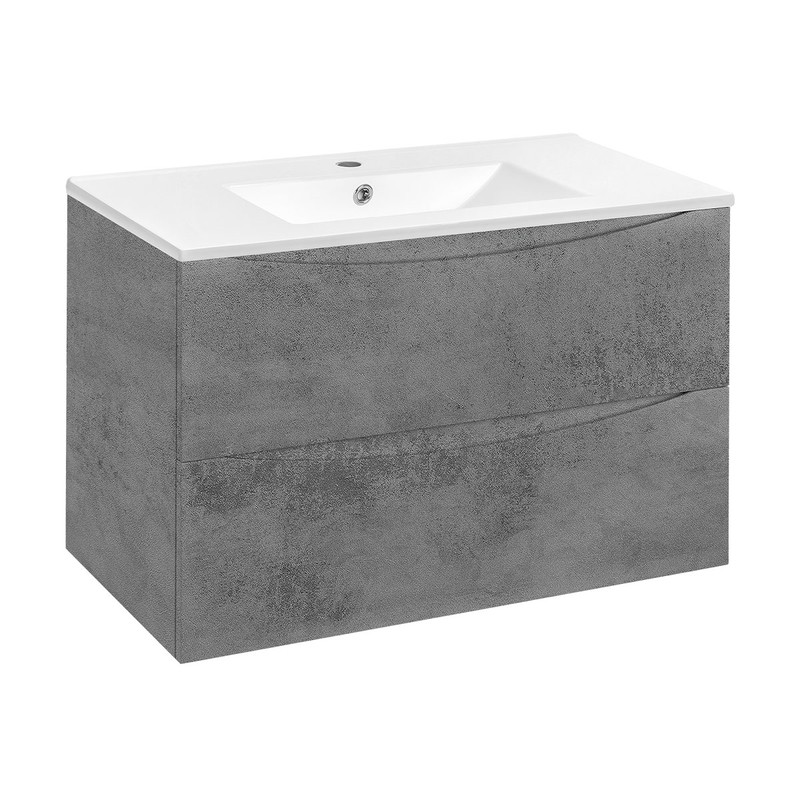 Тумба под раковину Vincea Mia 90 VMC-2MC900BT подвесная Beton